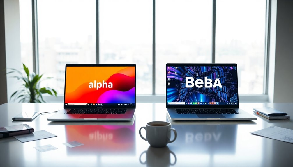 alpha and beta distinctions