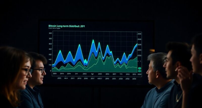 bitcoin holder distribution peaks