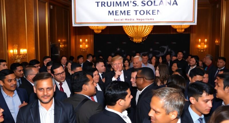 trump solana token controversy