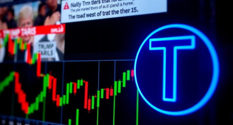 tariffs crashes tether arrival