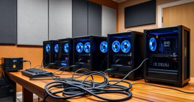 Bitcoin-Mining-Rig-Aufbau