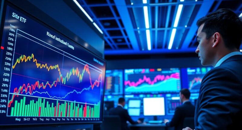 institutionelle Bitcoin-ETF Zuflüsse