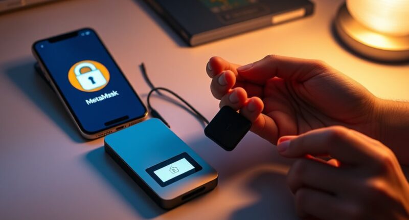 Sichere MetaMask mit Ledger