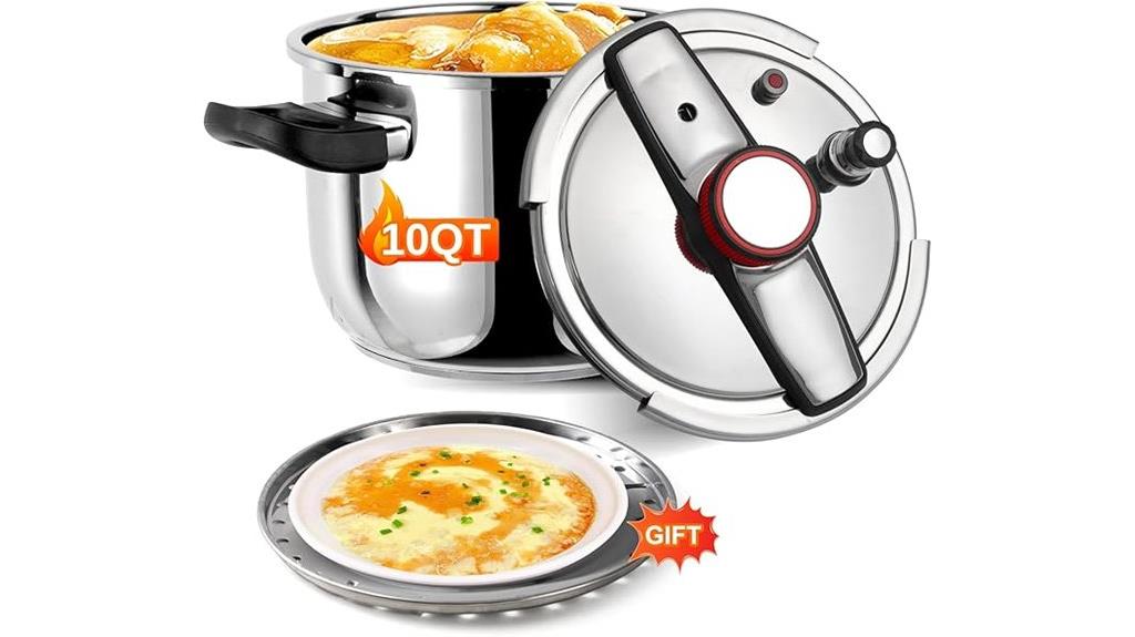 10 quart stainless steel