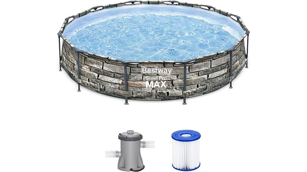12 foot steel above ground pool