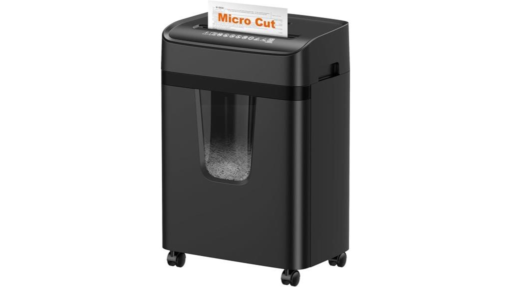 12 sheet micro cut shredder
