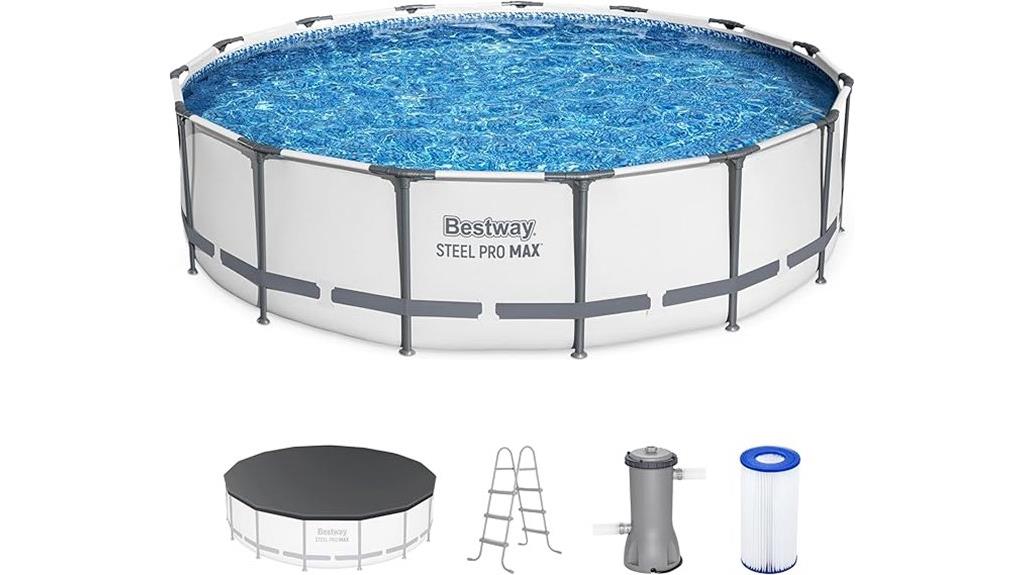 15 foot steel above ground pool