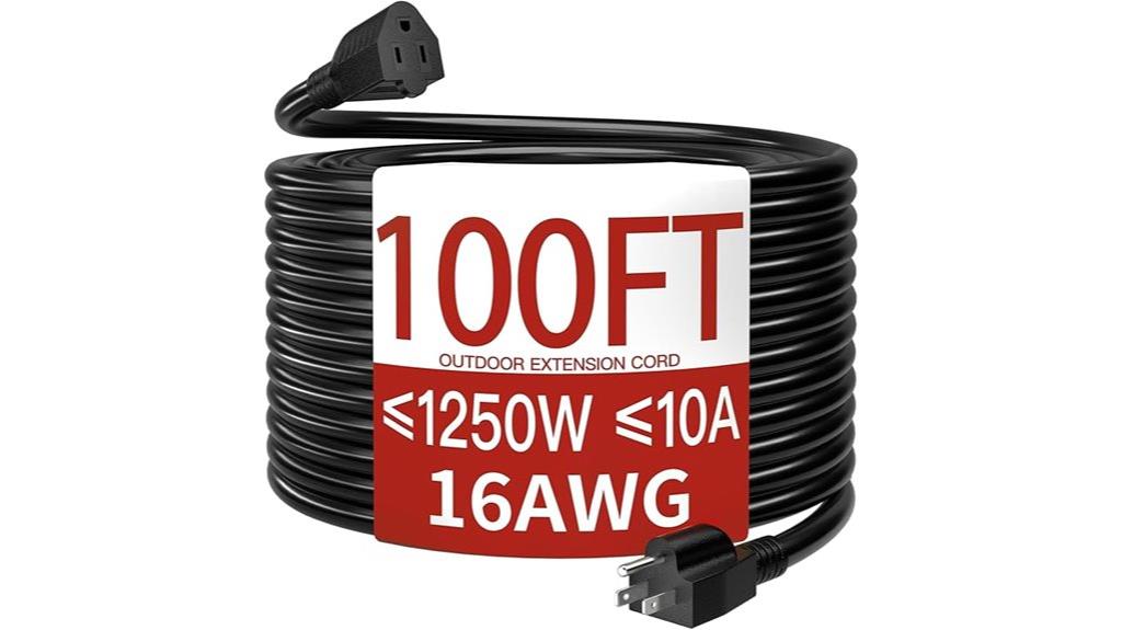 16 3 gauge waterproof cord