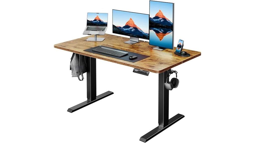 48x24 adjustable electric desk
