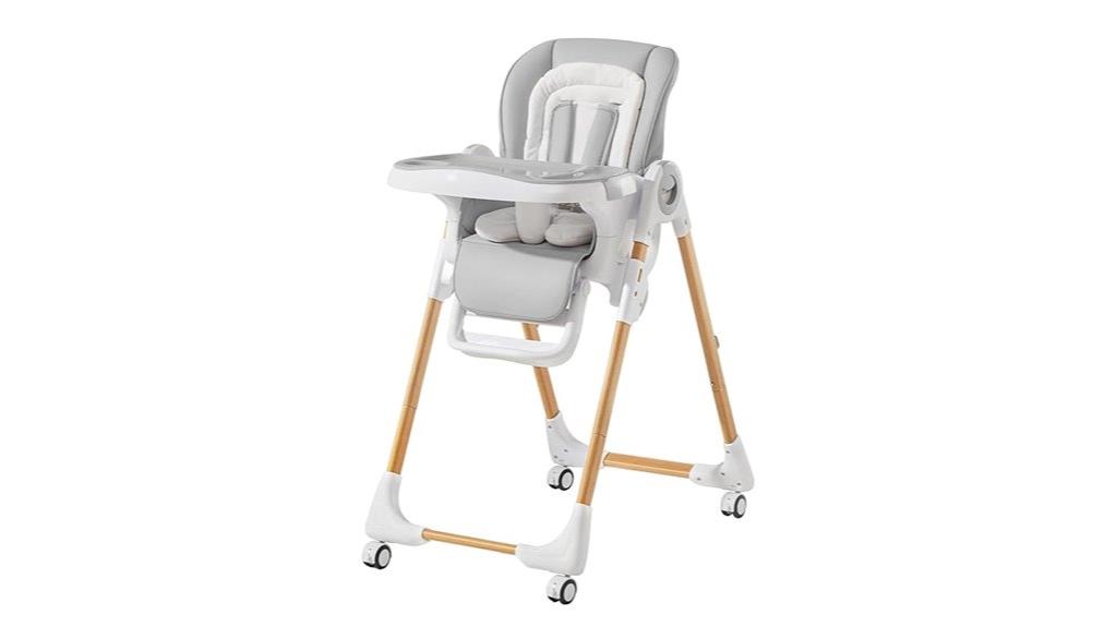 adjustable removable tray highchair