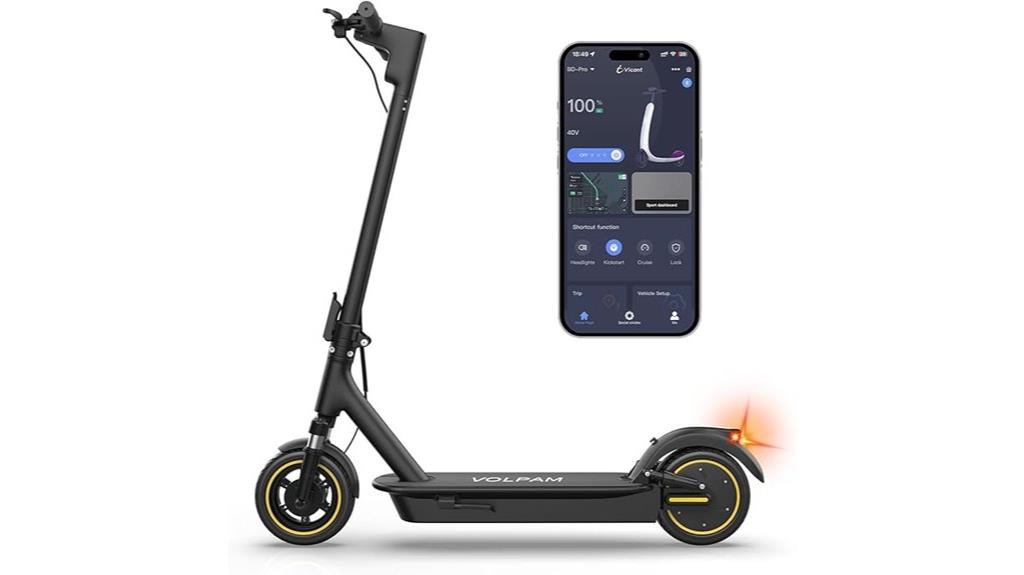 adult electric scooter with dual suspension