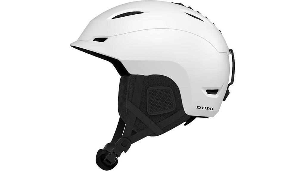 adult snowboard helmet with vents