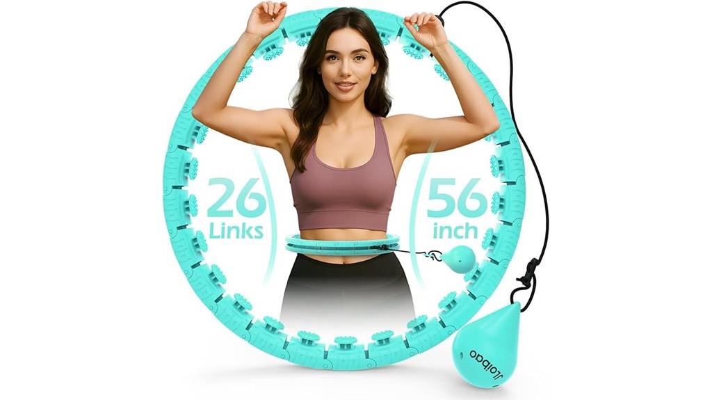 adult women s weighted hula hoop
