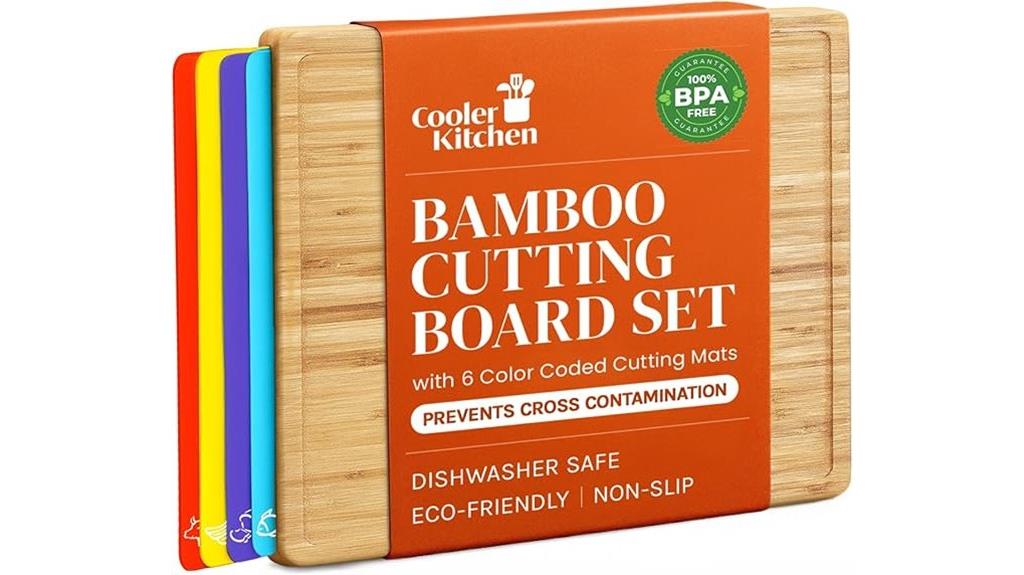 bamboo cutting board set