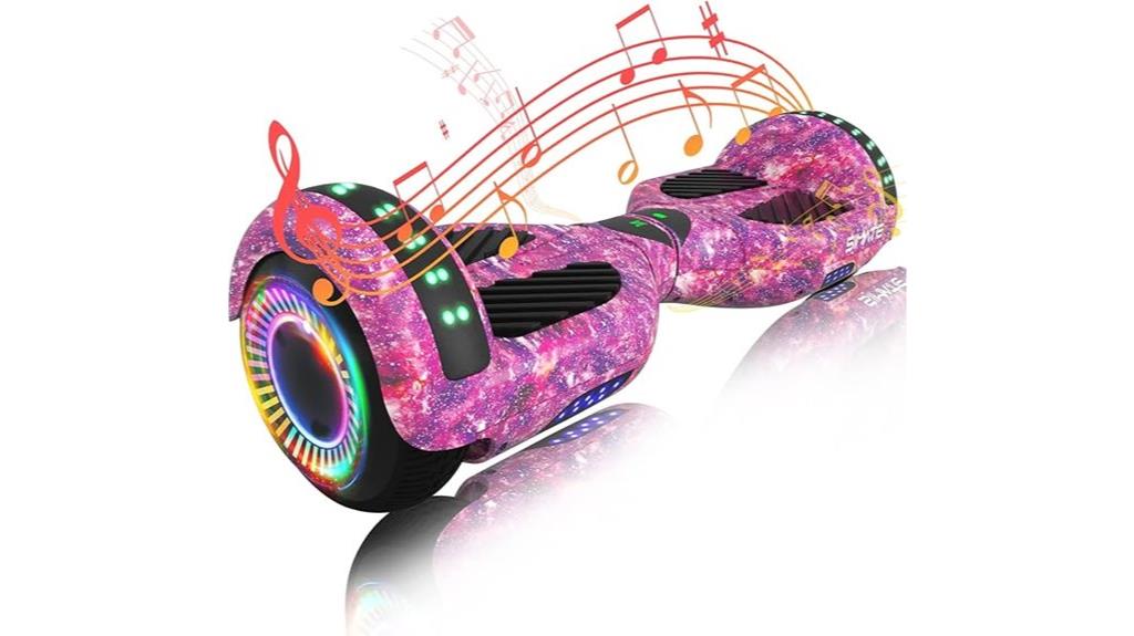 bluetooth led light scooter