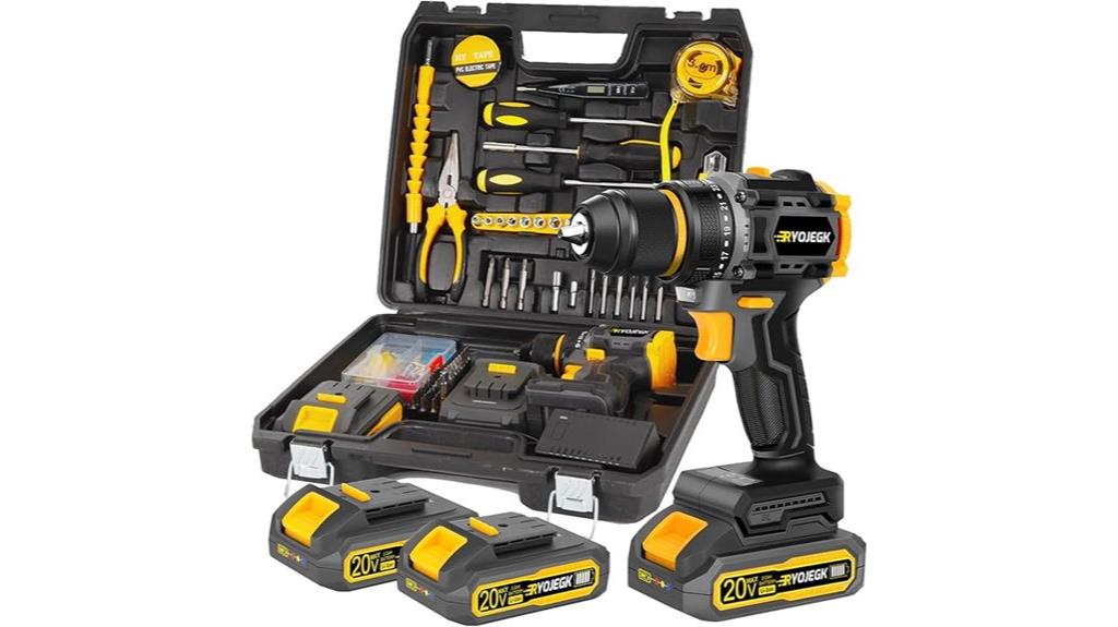 brushless drill 2 batteries