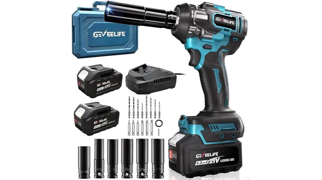 brushless impact wrench kit