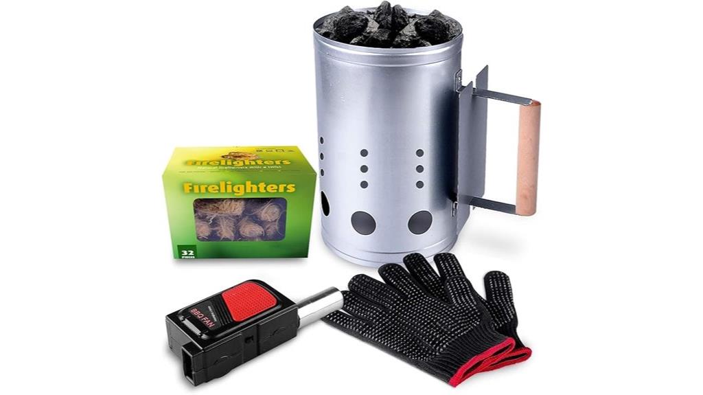 charcoal starter and bbq