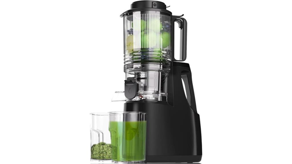 cold juicer with wide chute