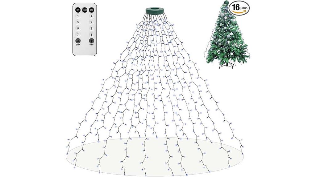 cold white led christmas lights