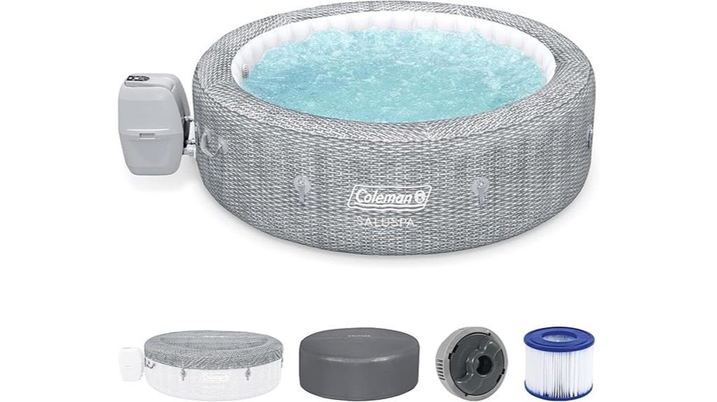 coleman sicily airjet hot tub