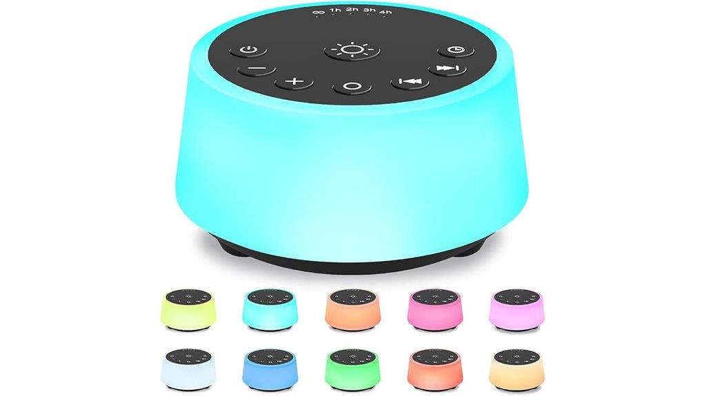 colorful sleep sound machine