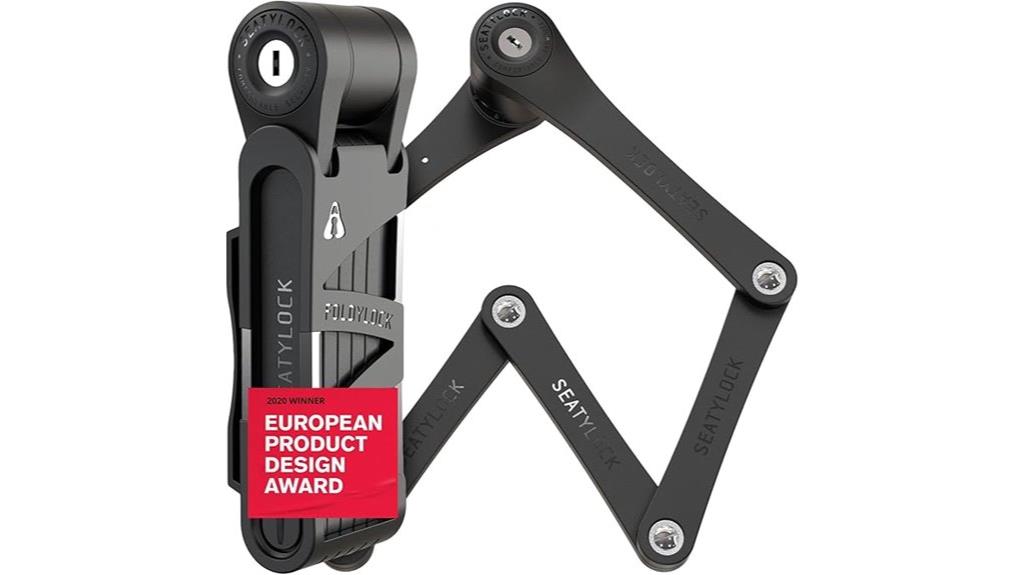 compact foldable bike lock