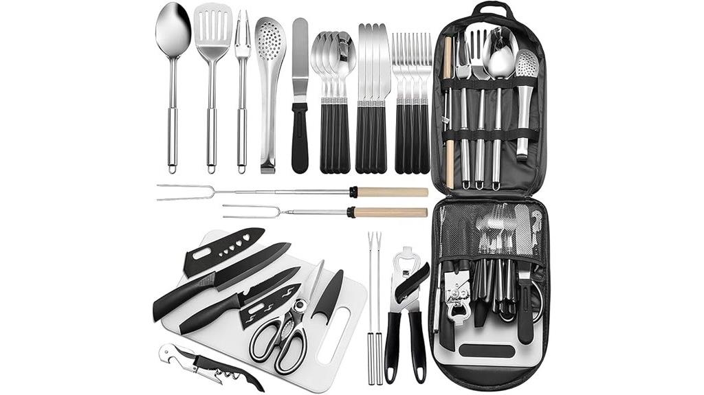 compact outdoor cooking kit