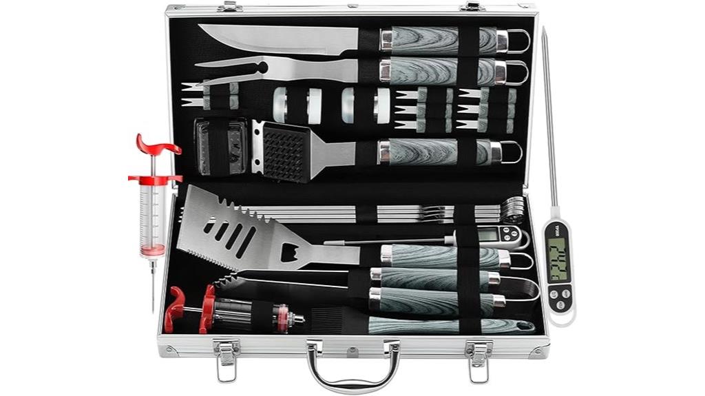 complete 24 piece grilling set