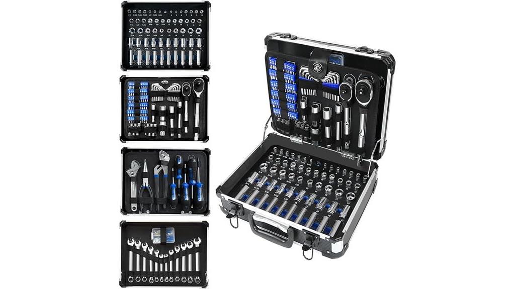 comprehensive 240 piece auto tools