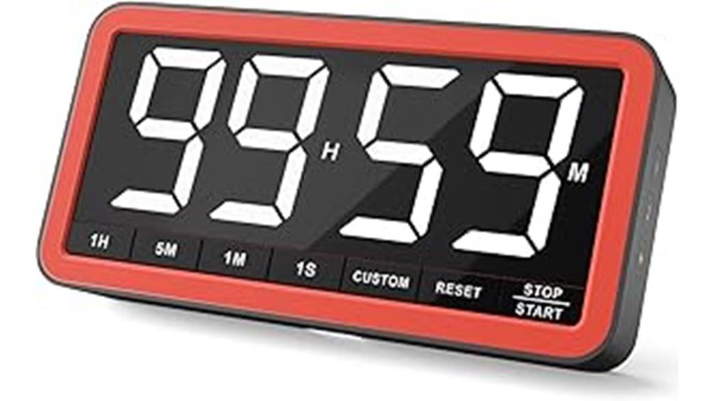 digital kitchen timer with display