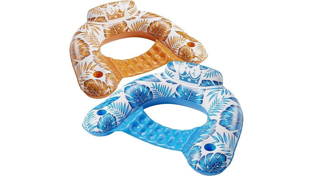 double pack inflatable float