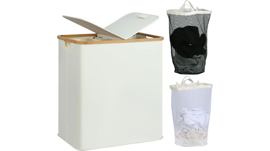 double removable laundry bags