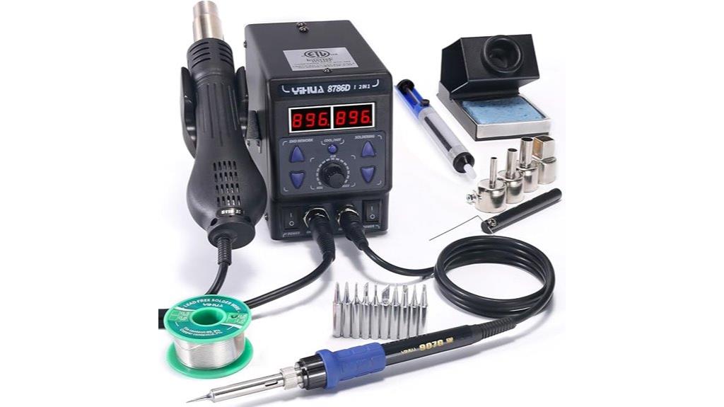 dual function hot air station