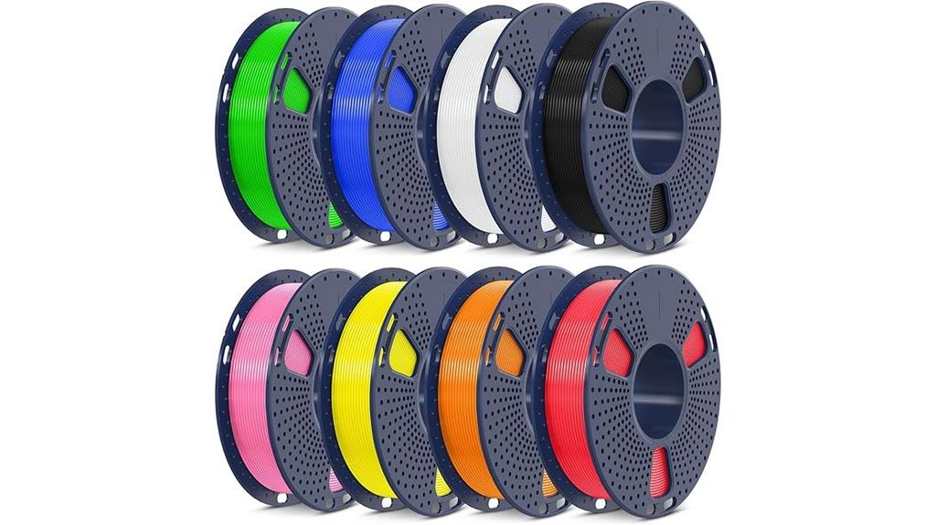 eight color 2kg filament bundle