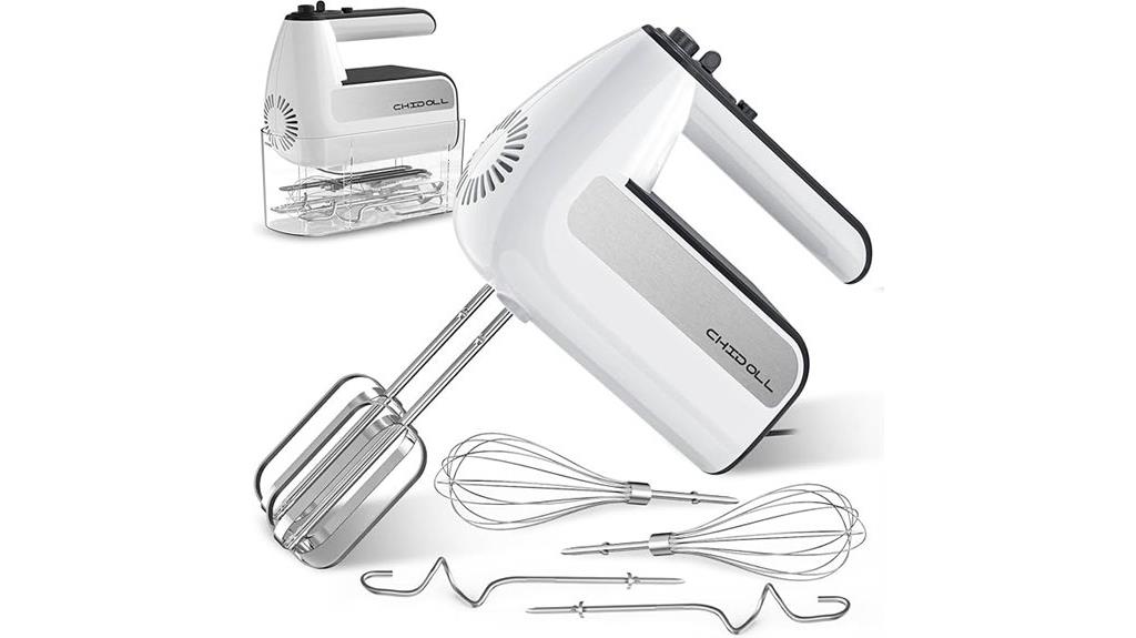 electric hand mixer with five speeds