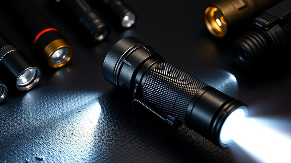 flashlight features and durability