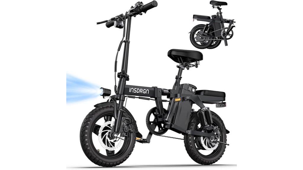 folding electric bike specs