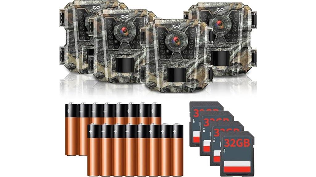 four pack camera set