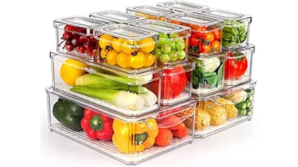 four pack fridge bins