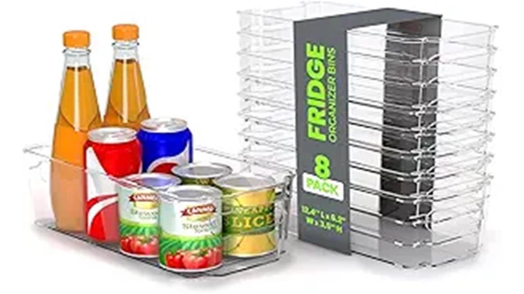 fridge storage bin set