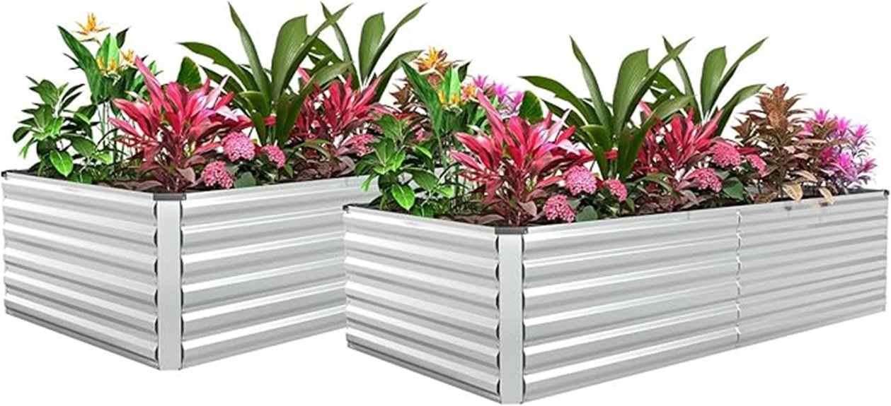 galvanized raised garden beds