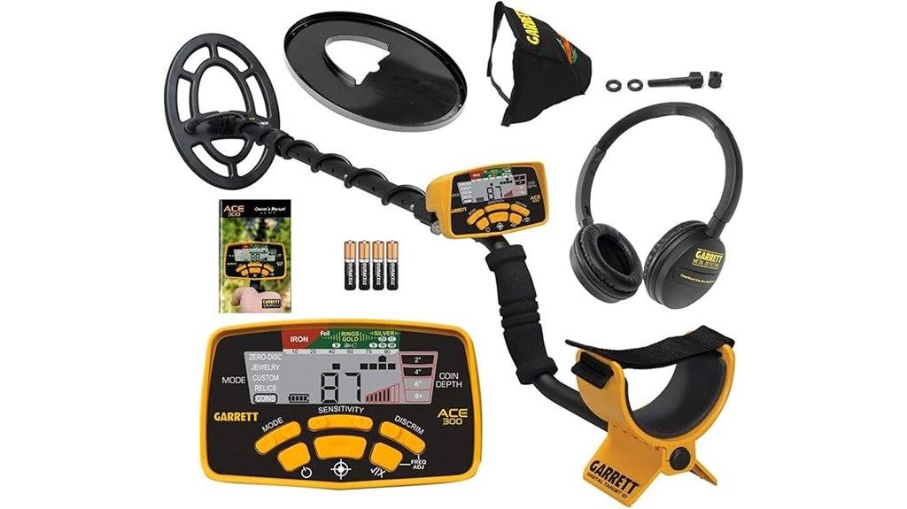 garrett ace 300 metal detector