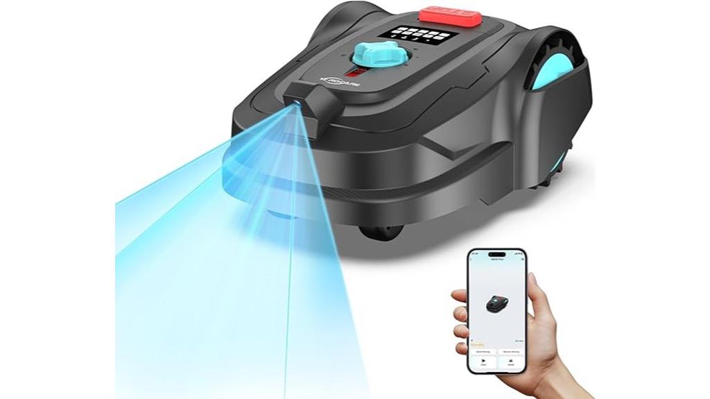 gps cordless lawn mower