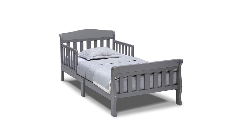 grey greenguard certified toddler bed
