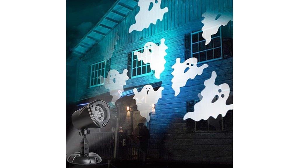 halloween ghost yard projector