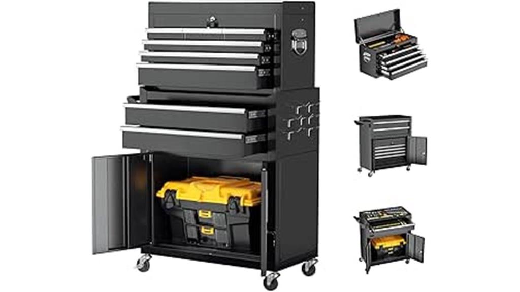 heavy duty 8 drawer tool chest