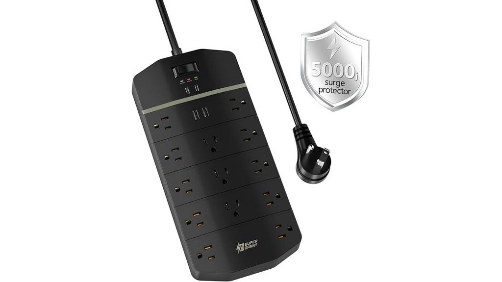 heavy duty multi outlet strip