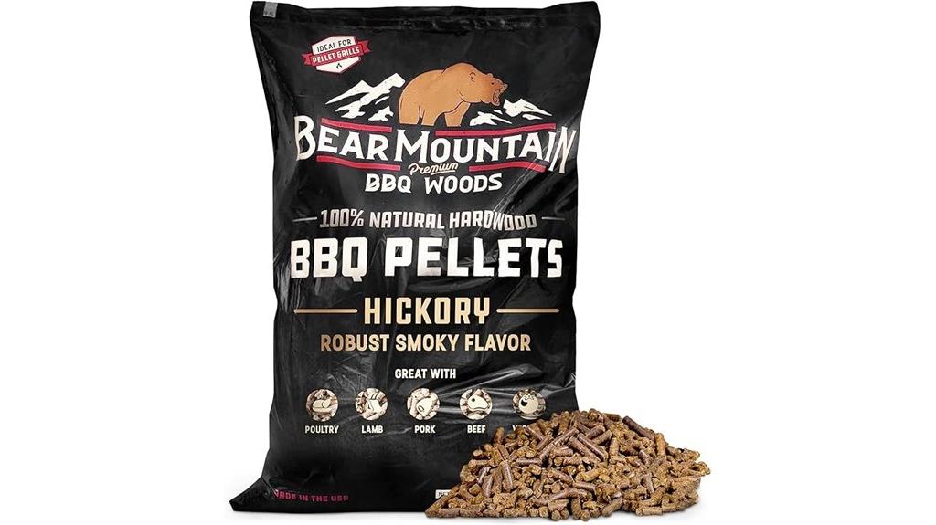 hickory hardwood pellets 40l