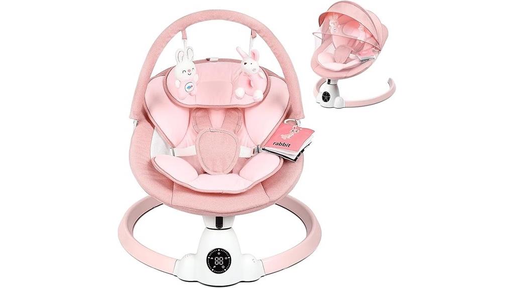 infant bluetooth swing features